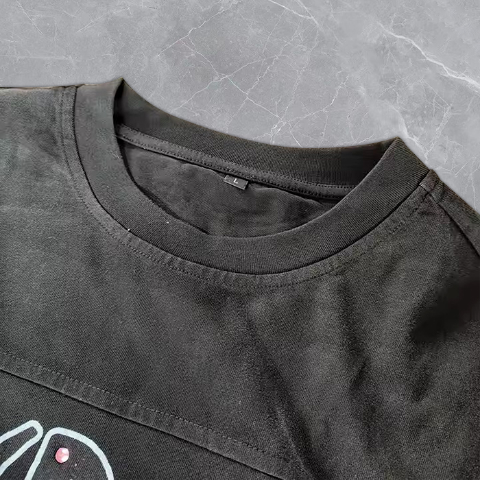 hongfeng specializes in mens rhinestone t shirts, crafted with high-quality cotton materials.